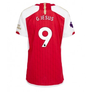 Arsenal Gabriel Jesus #9 Replika Hjemmebanetrøje Dame 2023-24 Kortærmet